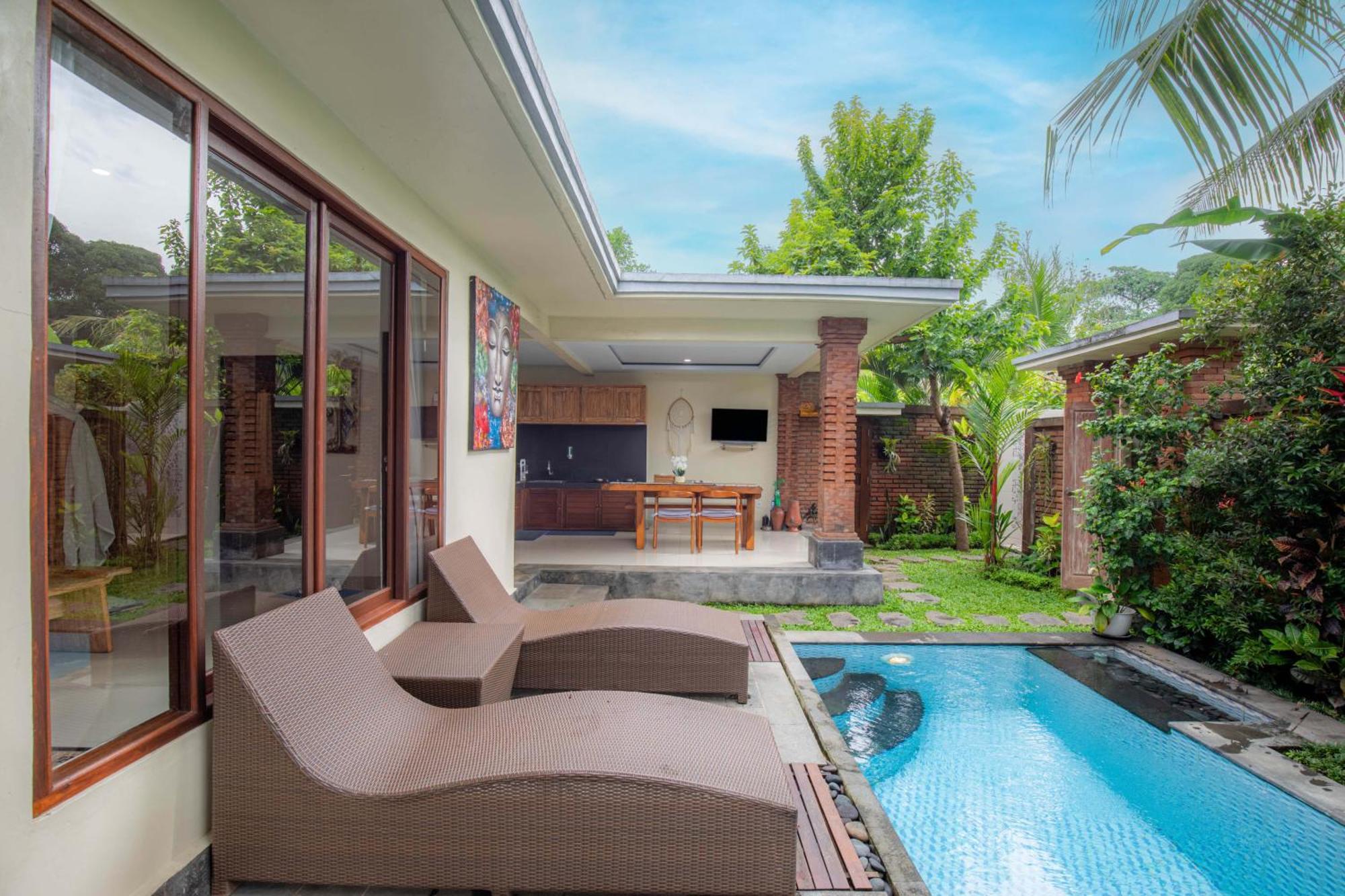 Ubud Mesari Private Pool Villa Exterior foto