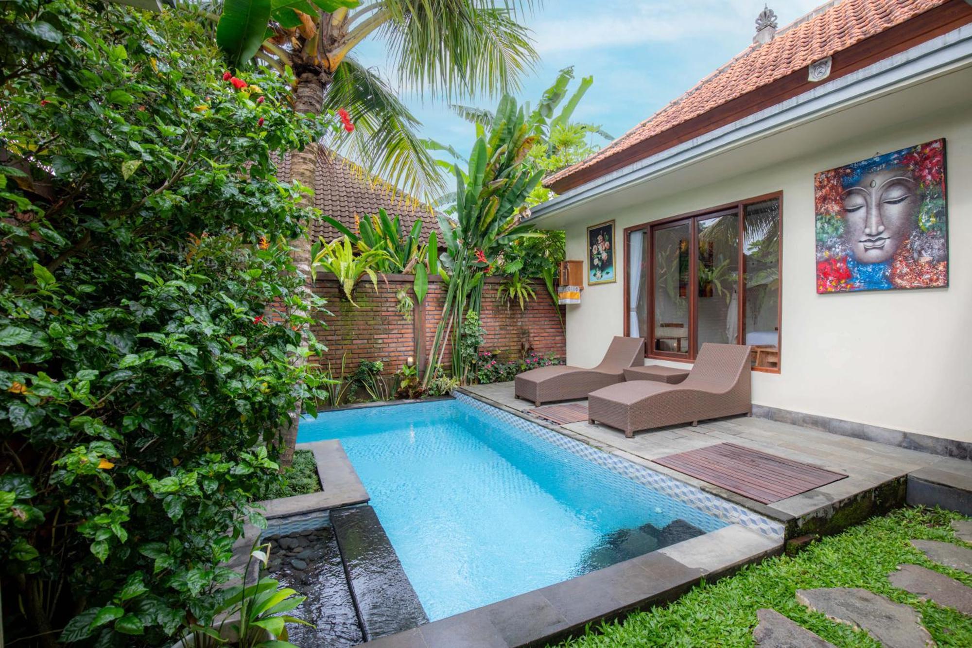 Ubud Mesari Private Pool Villa Exterior foto